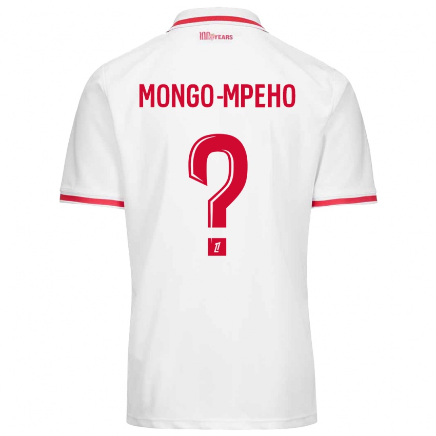 Kinderen Djordan Mongo-Mpeho #0 Wit Rood Thuisshirt Thuistenue 2024/25 T-Shirt