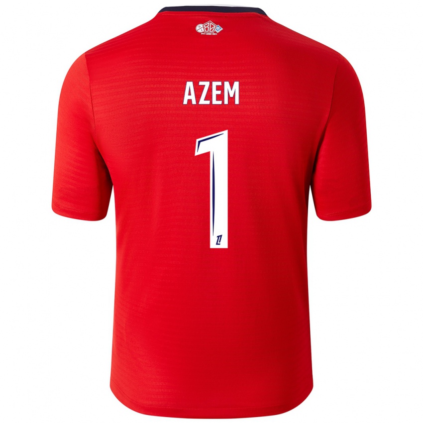 Kinderen Floriane Azem #1 Rood Wit Thuisshirt Thuistenue 2024/25 T-Shirt