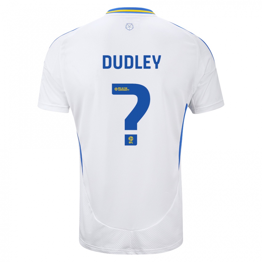 Kinderen Louie Dudley #0 Wit Blauw Thuisshirt Thuistenue 2024/25 T-Shirt