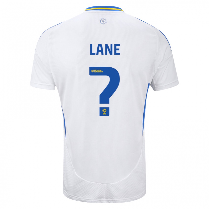 Kinderen Freddie Lane #0 Wit Blauw Thuisshirt Thuistenue 2024/25 T-Shirt