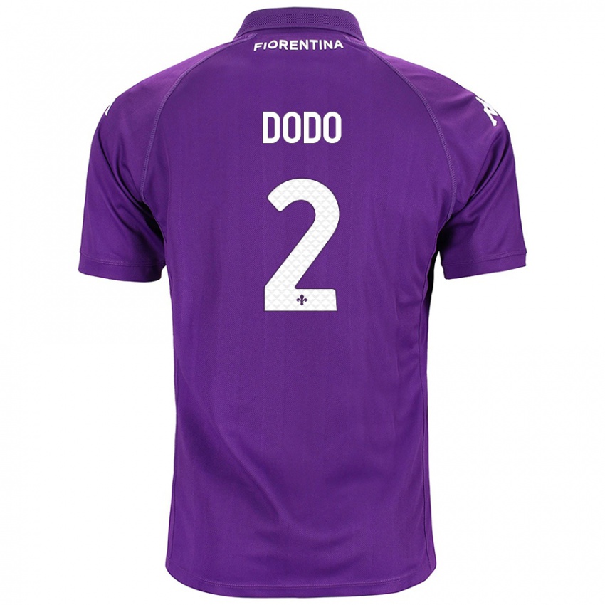 Kinderen Dodô #2 Paars Thuisshirt Thuistenue 2024/25 T-Shirt