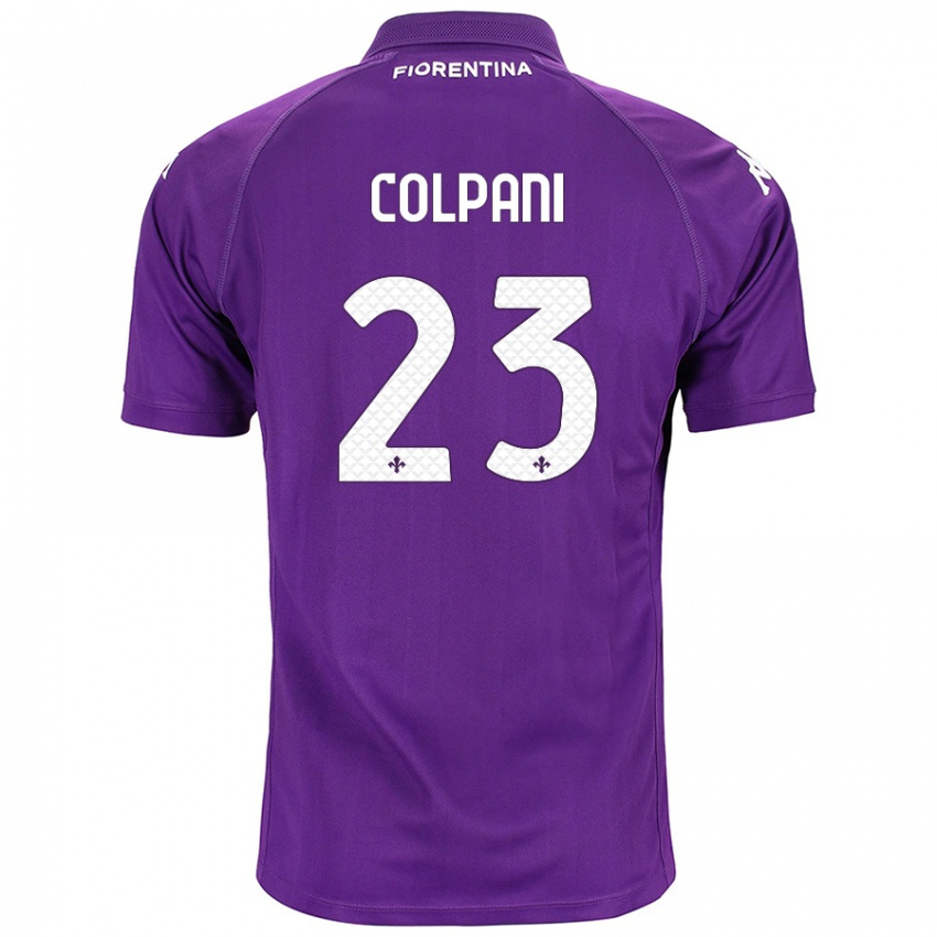 Kinderen Andrea Colpani #23 Paars Thuisshirt Thuistenue 2024/25 T-Shirt