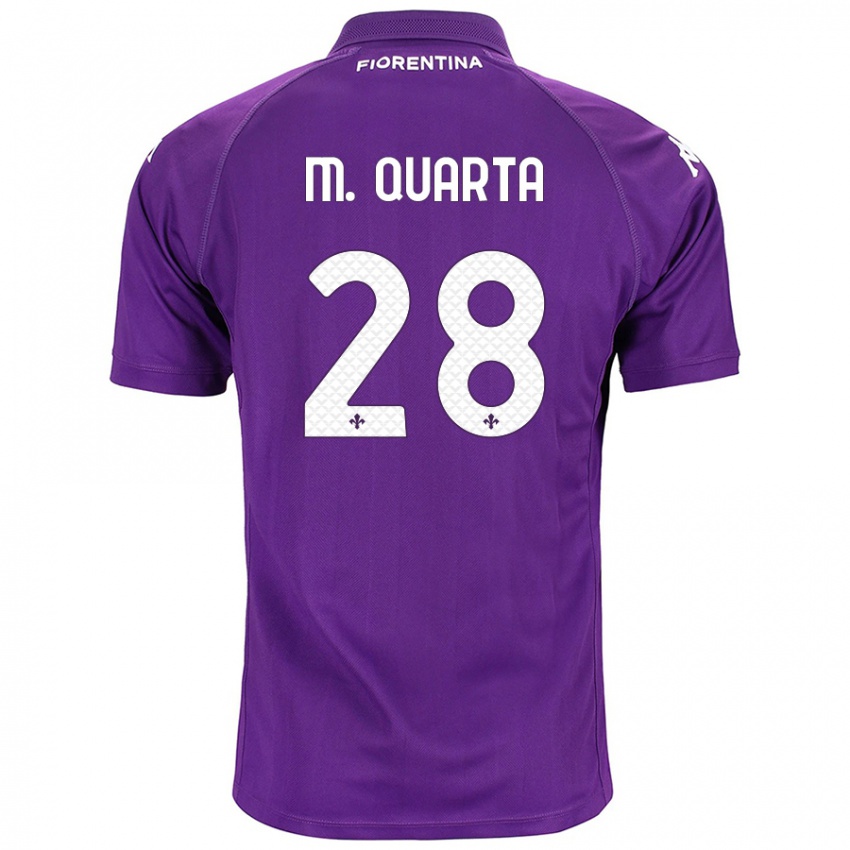 Kinderen Lucas Martínez Quarta #28 Paars Thuisshirt Thuistenue 2024/25 T-Shirt