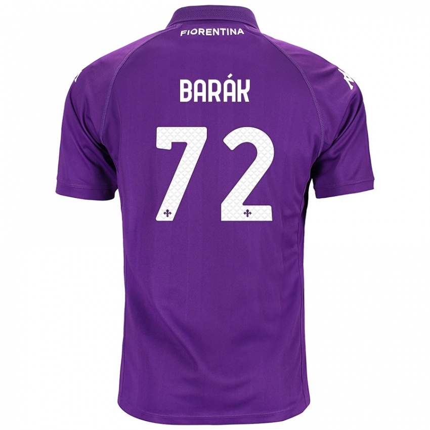 Kinderen Antonin Barak #72 Paars Thuisshirt Thuistenue 2024/25 T-Shirt