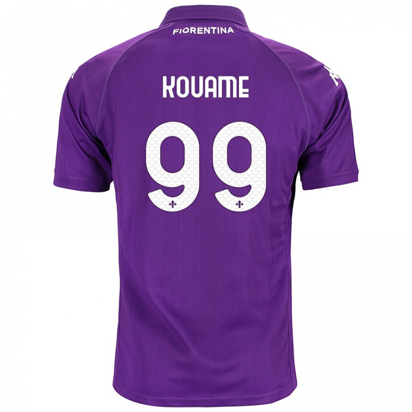 Kinderen Christian Kouamé #99 Paars Thuisshirt Thuistenue 2024/25 T-Shirt