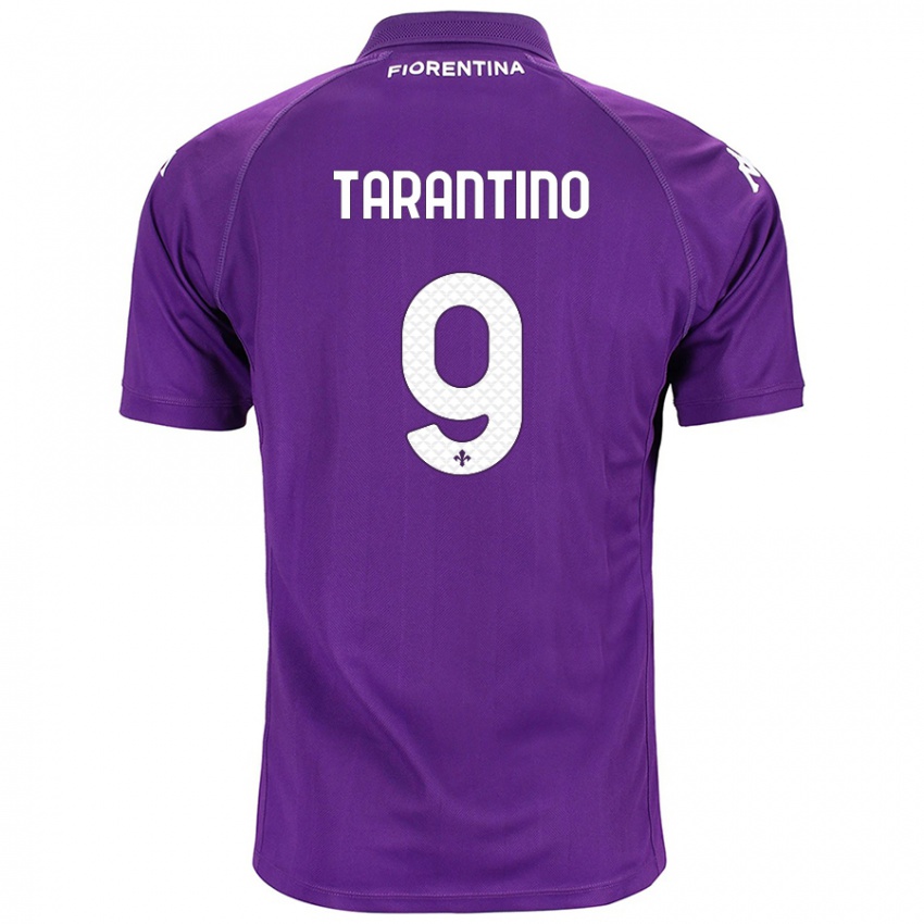 Kinderen Jacopo Tarantino #9 Paars Thuisshirt Thuistenue 2024/25 T-Shirt