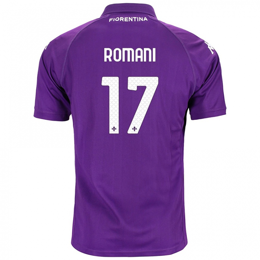 Kinderen Lorenzo Romani #17 Paars Thuisshirt Thuistenue 2024/25 T-Shirt