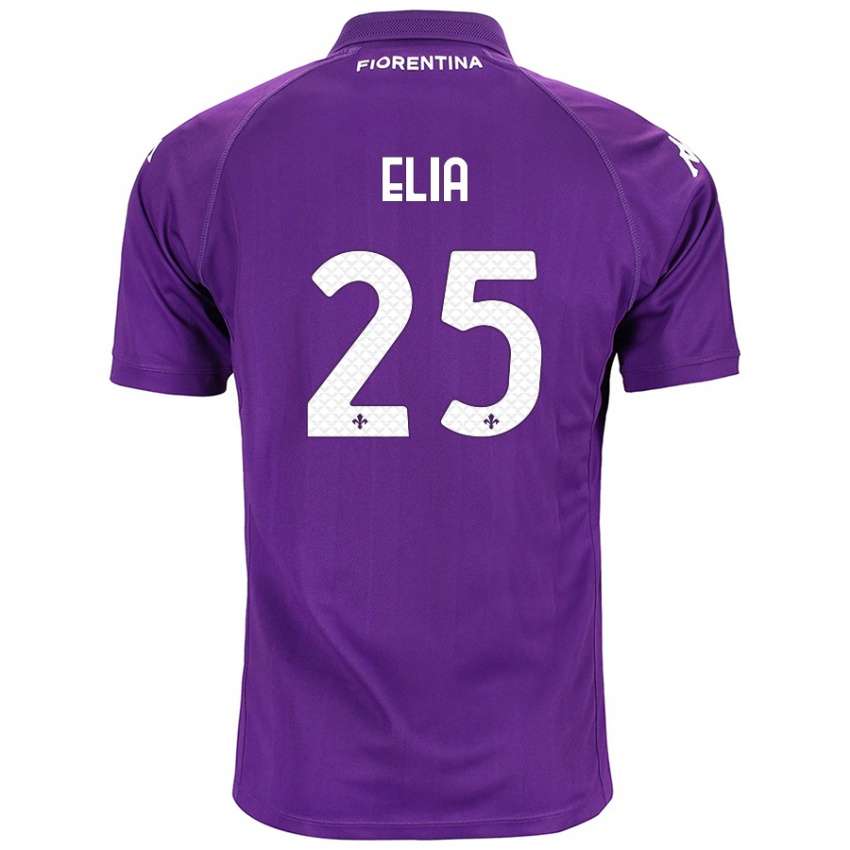 Kinderen Mirko Elia #25 Paars Thuisshirt Thuistenue 2024/25 T-Shirt