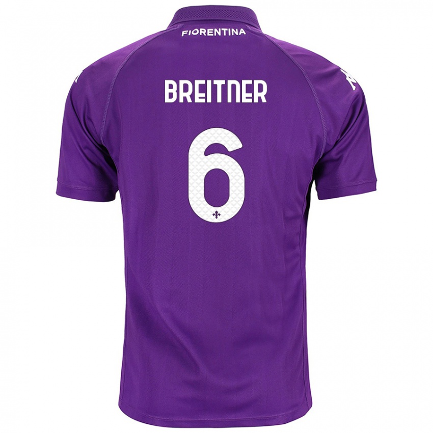 Kinderen Stephanie Breitner #6 Paars Thuisshirt Thuistenue 2024/25 T-Shirt