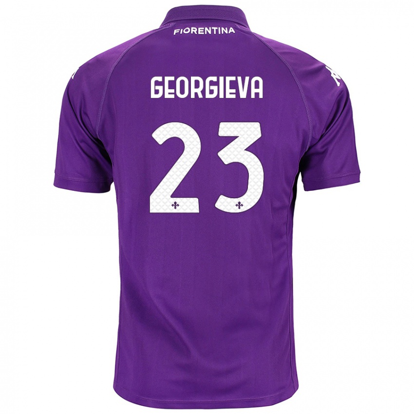 Kinderen Marina Georgieva #23 Paars Thuisshirt Thuistenue 2024/25 T-Shirt