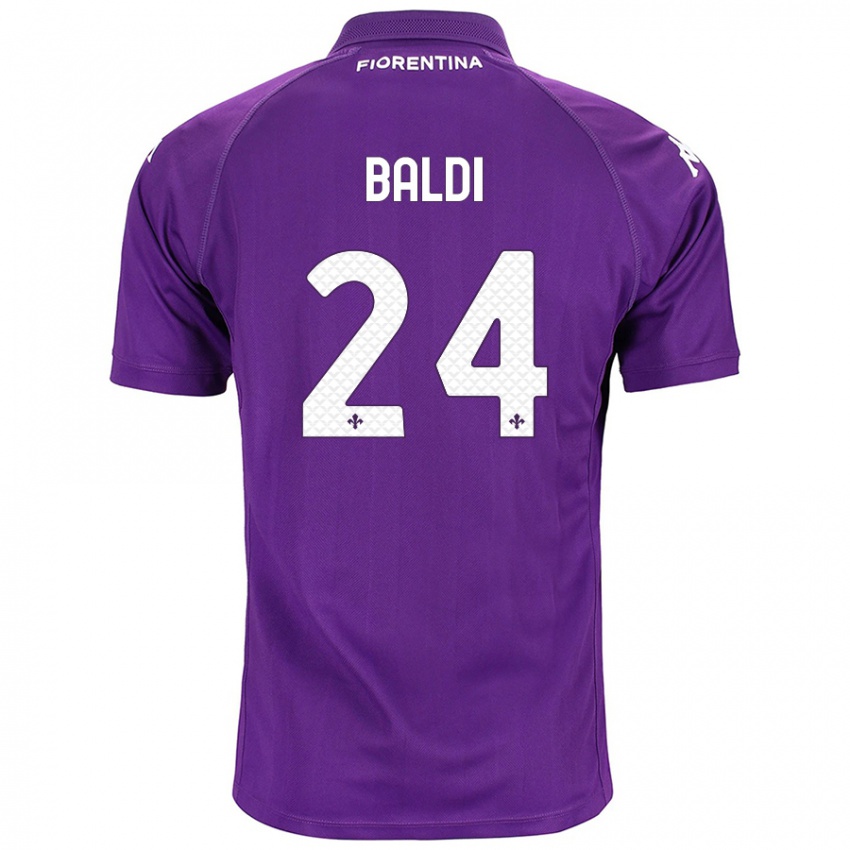 Kinderen Rachele Baldi #24 Paars Thuisshirt Thuistenue 2024/25 T-Shirt