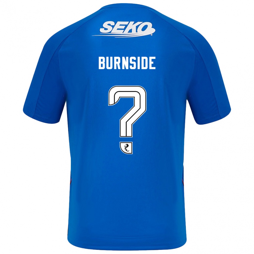 Kinderen Callum Burnside #0 Donkerblauw Thuisshirt Thuistenue 2024/25 T-Shirt