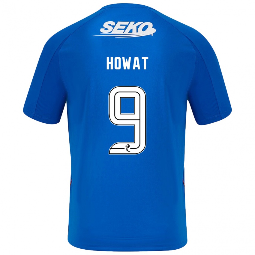 Kinderen Kirsty Howat #9 Donkerblauw Thuisshirt Thuistenue 2024/25 T-Shirt