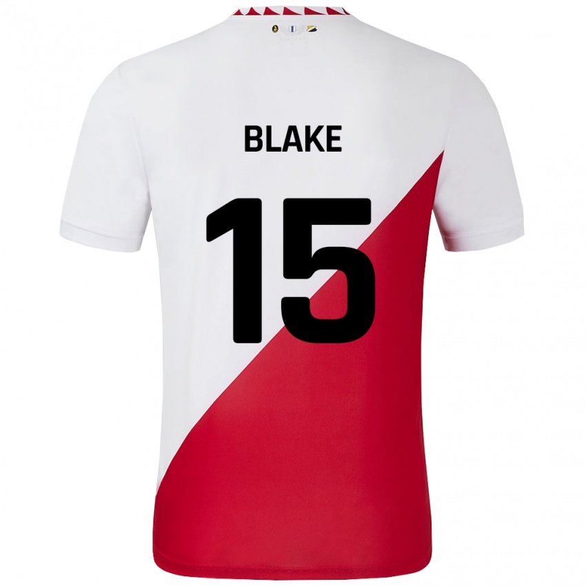 Kinderen Adrian Blake #15 Wit Rood Thuisshirt Thuistenue 2024/25 T-Shirt