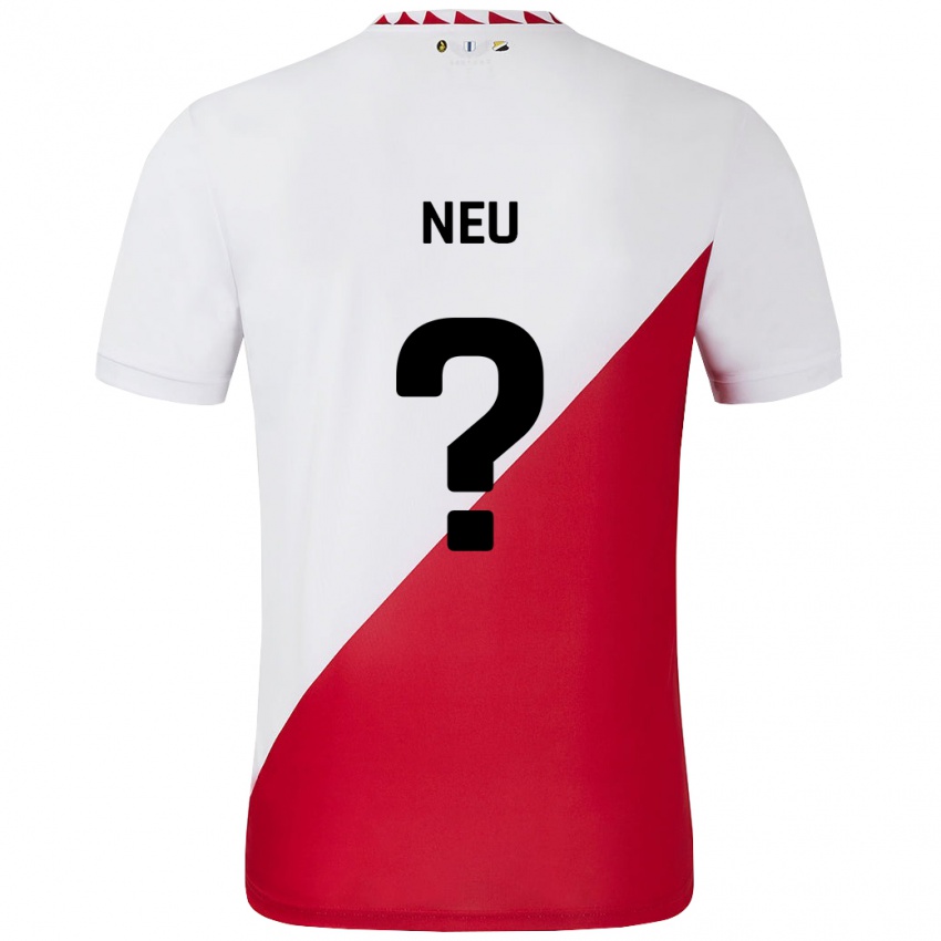 Kinderen Luca Neu #0 Wit Rood Thuisshirt Thuistenue 2024/25 T-Shirt