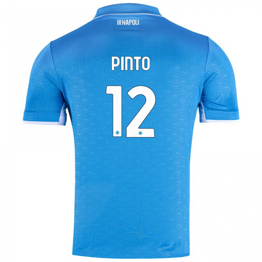 Kinderen Ciro Pinto #12 Hemelsblauw Thuisshirt Thuistenue 2024/25 T-Shirt