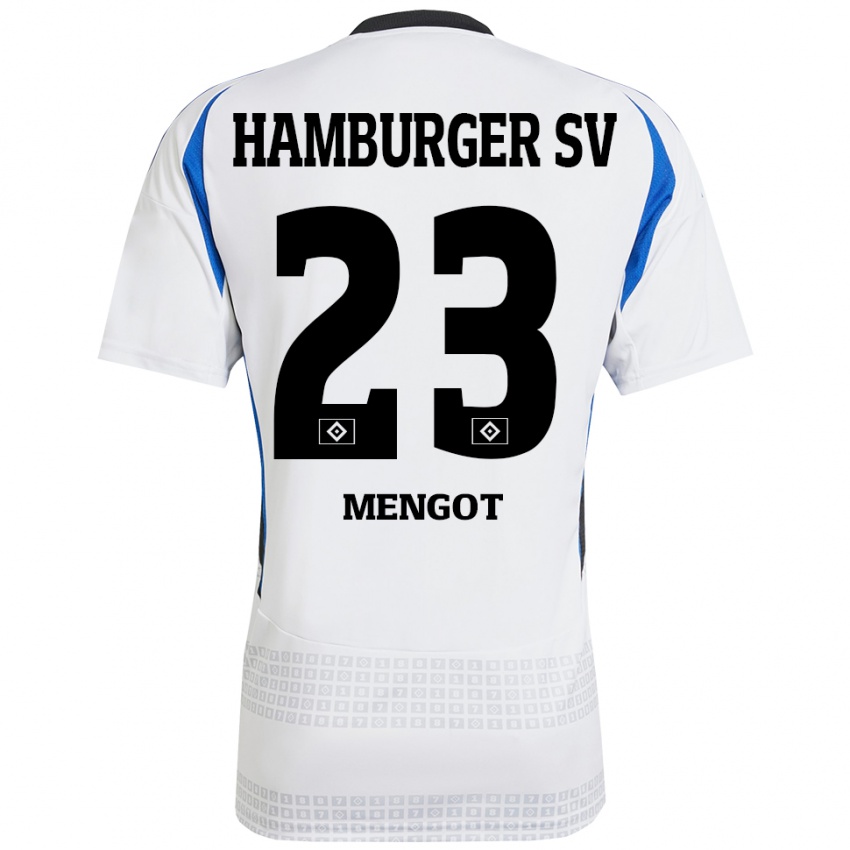 Kinderen Ayukayoh Mengot #23 Wit Blauw Thuisshirt Thuistenue 2024/25 T-Shirt