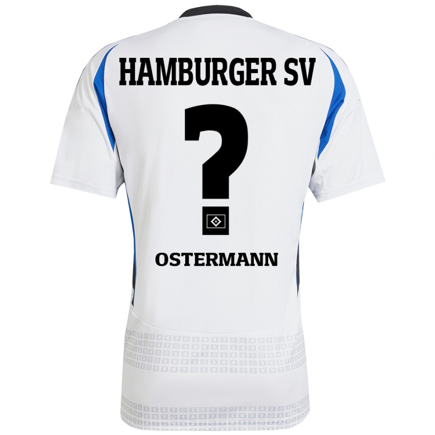 Kinderen Sören Ostermann #0 Wit Blauw Thuisshirt Thuistenue 2024/25 T-Shirt