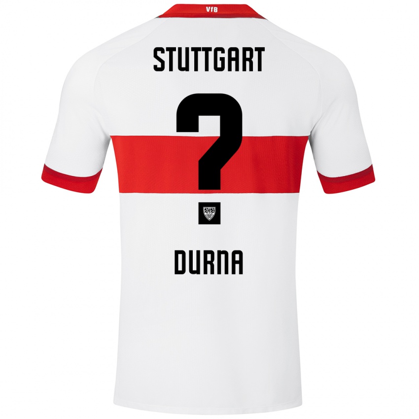 Kinderen Tuncay Durna #0 Wit Rood Thuisshirt Thuistenue 2024/25 T-Shirt