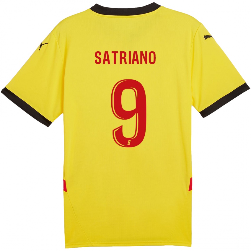 Kinderen Martín Satriano #9 Geel Rood Thuisshirt Thuistenue 2024/25 T-Shirt