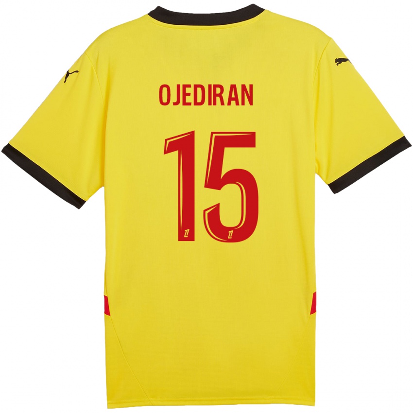 Kinderen Hamzat Ojediran #15 Geel Rood Thuisshirt Thuistenue 2024/25 T-Shirt