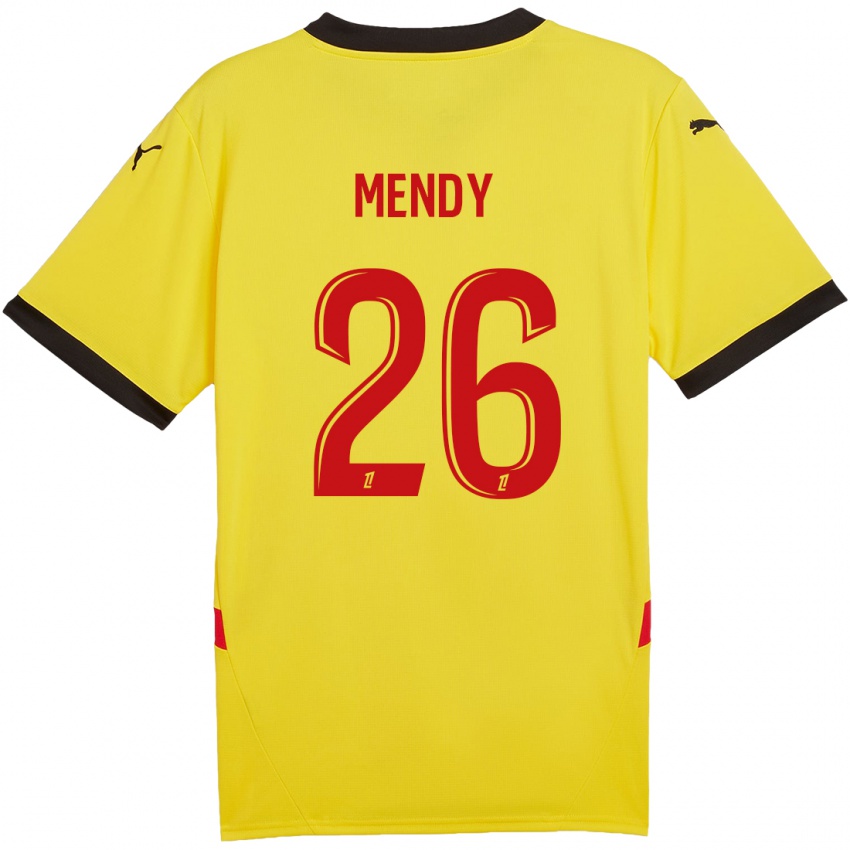 Kinderen Nampalys Mendy #26 Geel Rood Thuisshirt Thuistenue 2024/25 T-Shirt