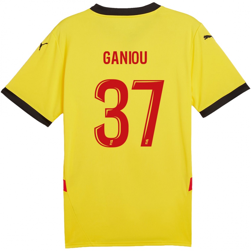 Kinderen Ismaëlo Ganiou #37 Geel Rood Thuisshirt Thuistenue 2024/25 T-Shirt