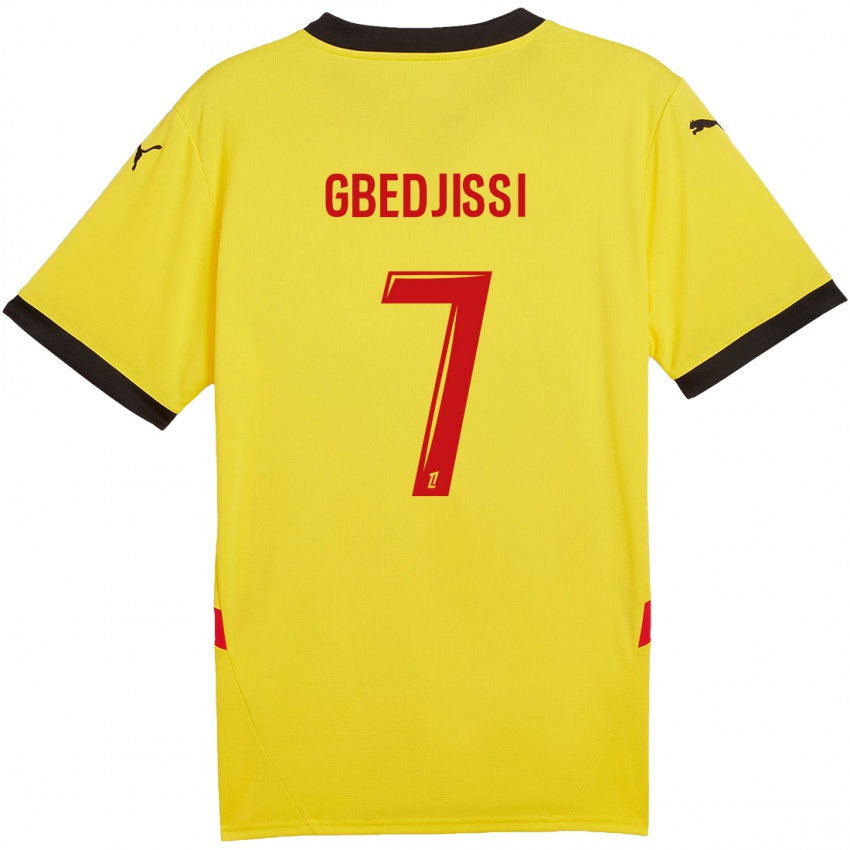 Kinderen Aude Gbedjissi #7 Geel Rood Thuisshirt Thuistenue 2024/25 T-Shirt