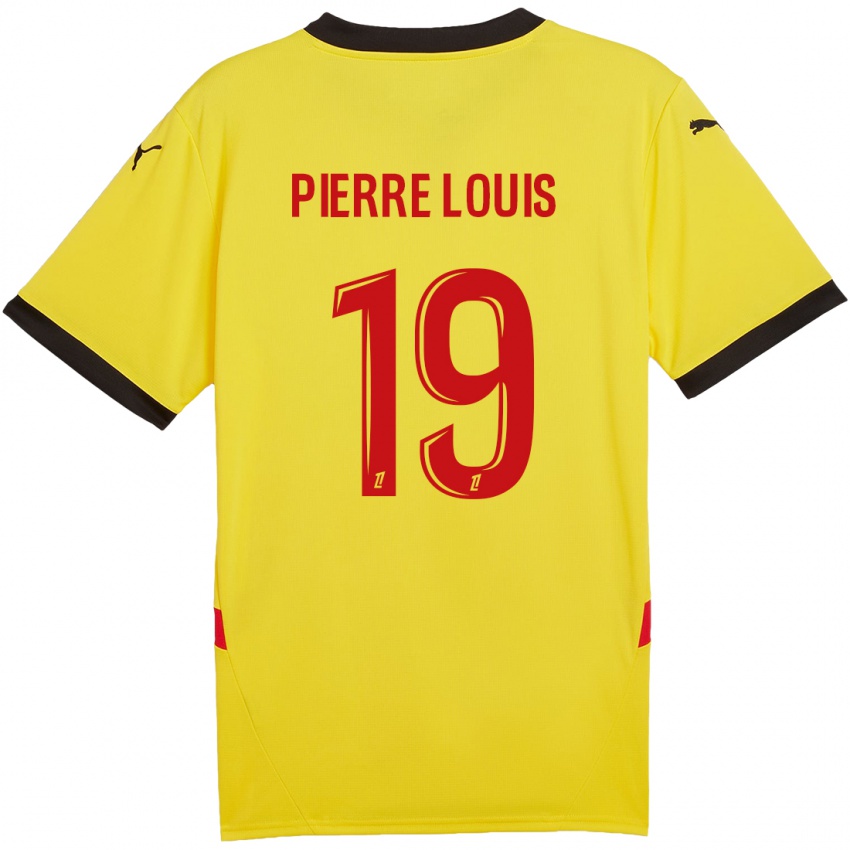 Kinderen Dayana Pierre-Louis #19 Geel Rood Thuisshirt Thuistenue 2024/25 T-Shirt