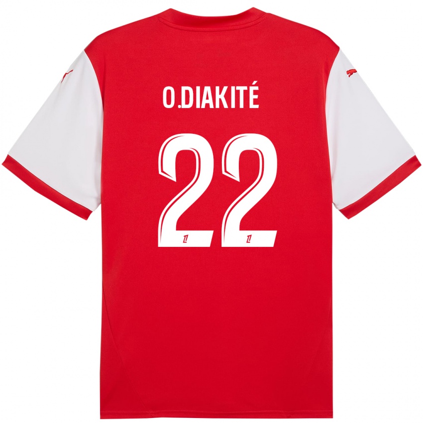 Kinderen Oumar Diakité #22 Rood Wit Thuisshirt Thuistenue 2024/25 T-Shirt