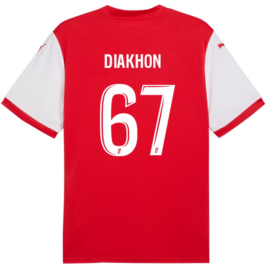 Kinderen Mamadou Diakhon #67 Rood Wit Thuisshirt Thuistenue 2024/25 T-Shirt