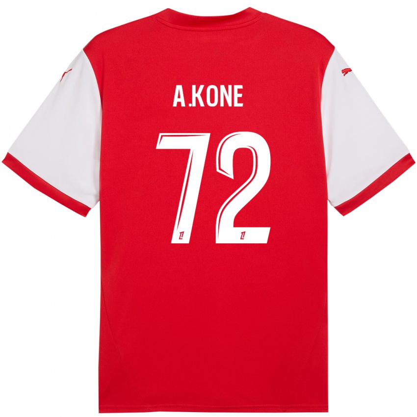 Kinderen Amadou Koné #72 Rood Wit Thuisshirt Thuistenue 2024/25 T-Shirt