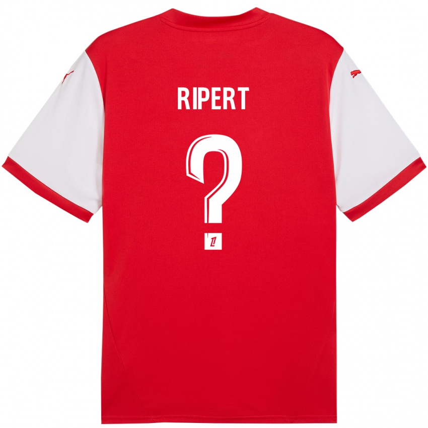 Kinderen Léo Ripert #0 Rood Wit Thuisshirt Thuistenue 2024/25 T-Shirt