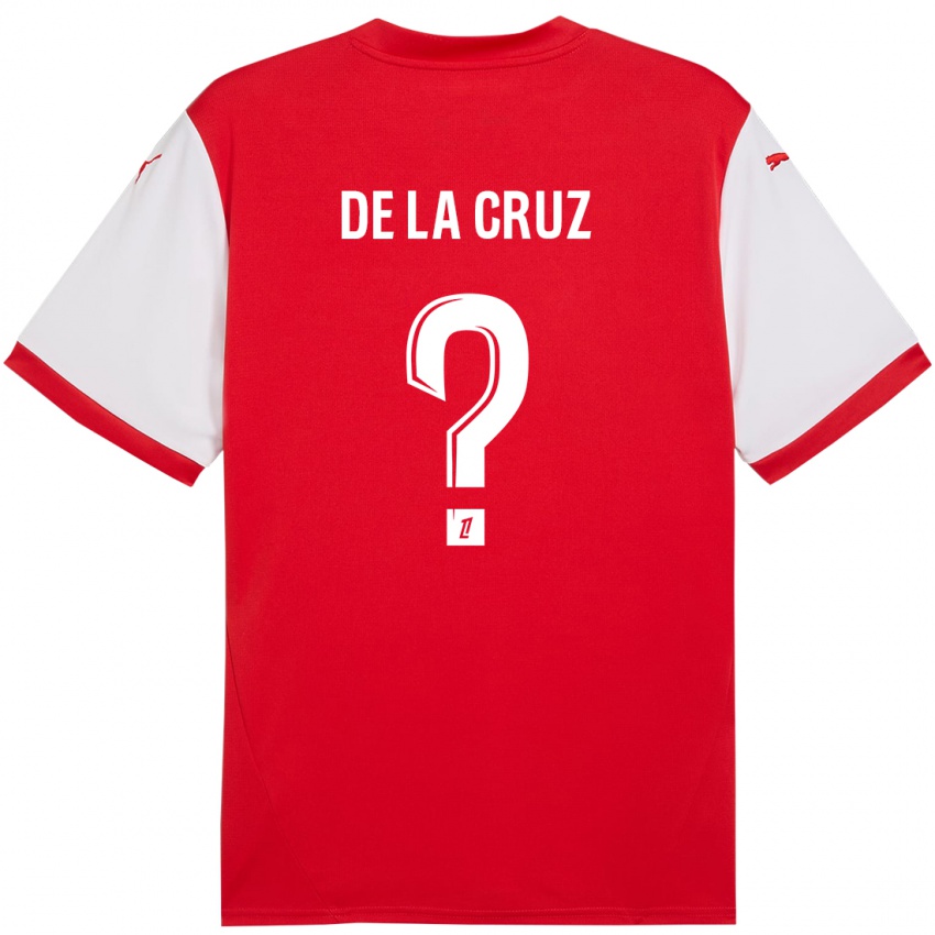 Kinderen Maiky De La Cruz #0 Rood Wit Thuisshirt Thuistenue 2024/25 T-Shirt