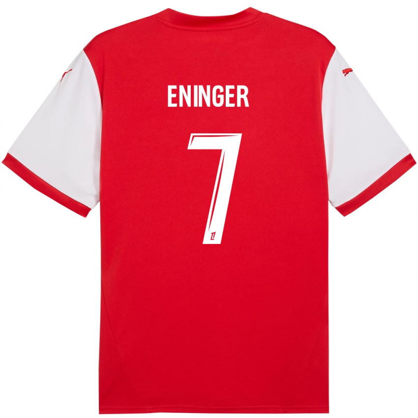 Kinderen Thelma Eninger #7 Rood Wit Thuisshirt Thuistenue 2024/25 T-Shirt