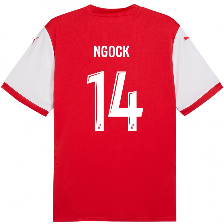 Kinderen Monique Ngock #14 Rood Wit Thuisshirt Thuistenue 2024/25 T-Shirt