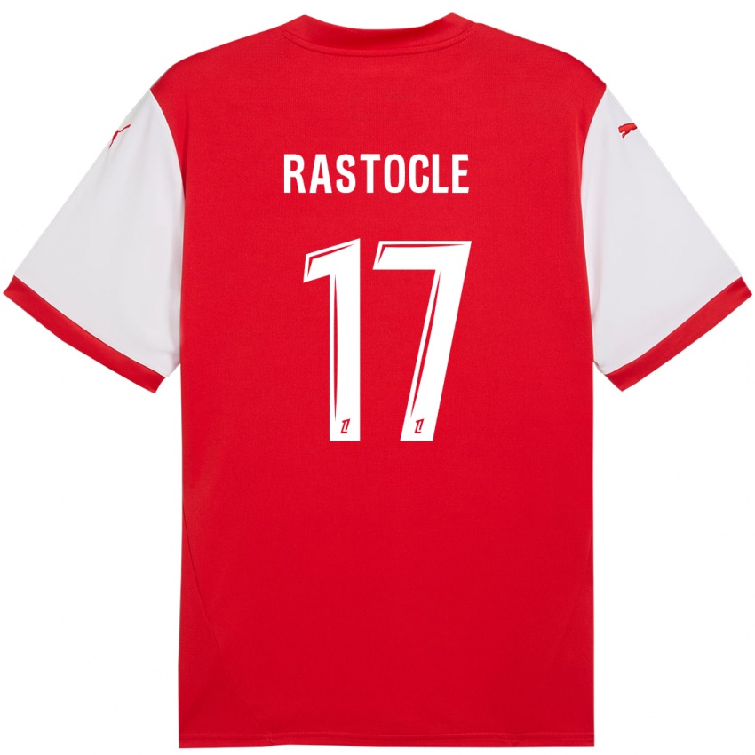 Kinderen Jade Rastocle #17 Rood Wit Thuisshirt Thuistenue 2024/25 T-Shirt