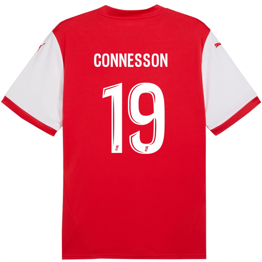 Kinderen Adele Connesson #19 Rood Wit Thuisshirt Thuistenue 2024/25 T-Shirt