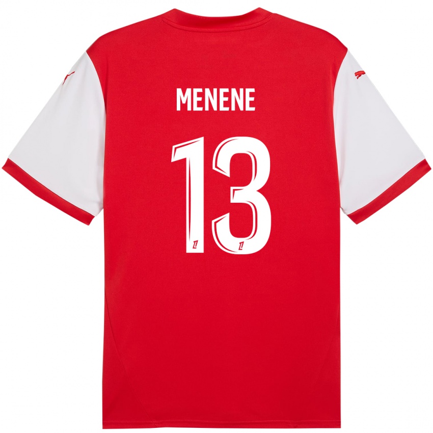 Kinderen Meyong Menene #13 Rood Wit Thuisshirt Thuistenue 2024/25 T-Shirt