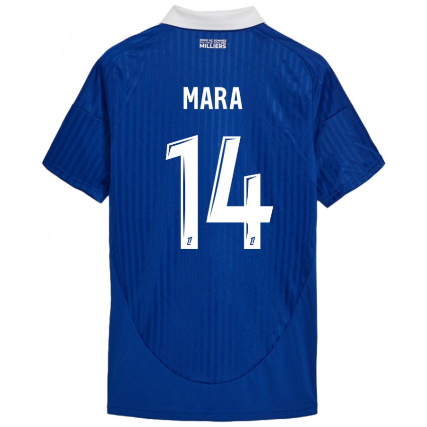 Kinderen Sékou Mara #14 Blauw Wit Thuisshirt Thuistenue 2024/25 T-Shirt