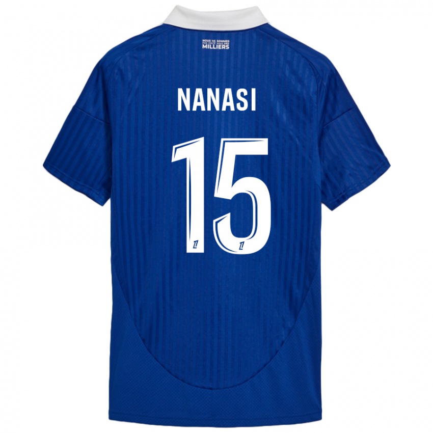 Kinderen Sebastian Nanasi #15 Blauw Wit Thuisshirt Thuistenue 2024/25 T-Shirt