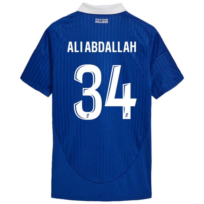 Kinderen Aboubacar Ali Abdallah #34 Blauw Wit Thuisshirt Thuistenue 2024/25 T-Shirt