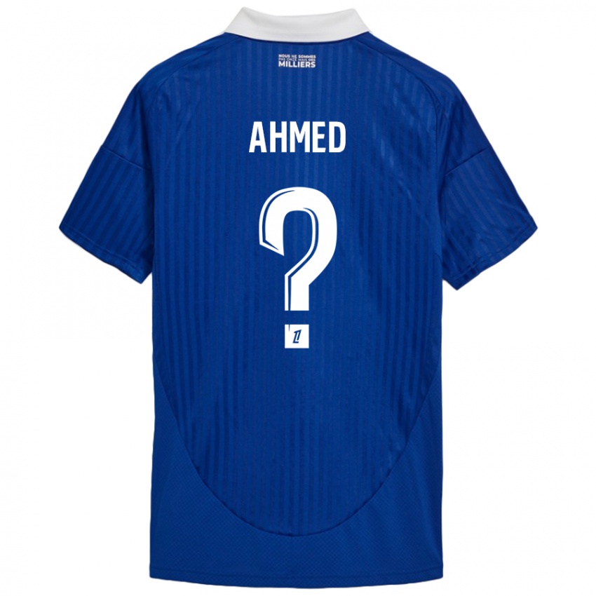 Kinderen Aymeric Ahmed #0 Blauw Wit Thuisshirt Thuistenue 2024/25 T-Shirt