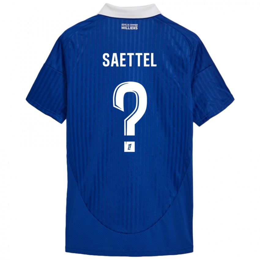 Kinderen Tom Saettel #0 Blauw Wit Thuisshirt Thuistenue 2024/25 T-Shirt