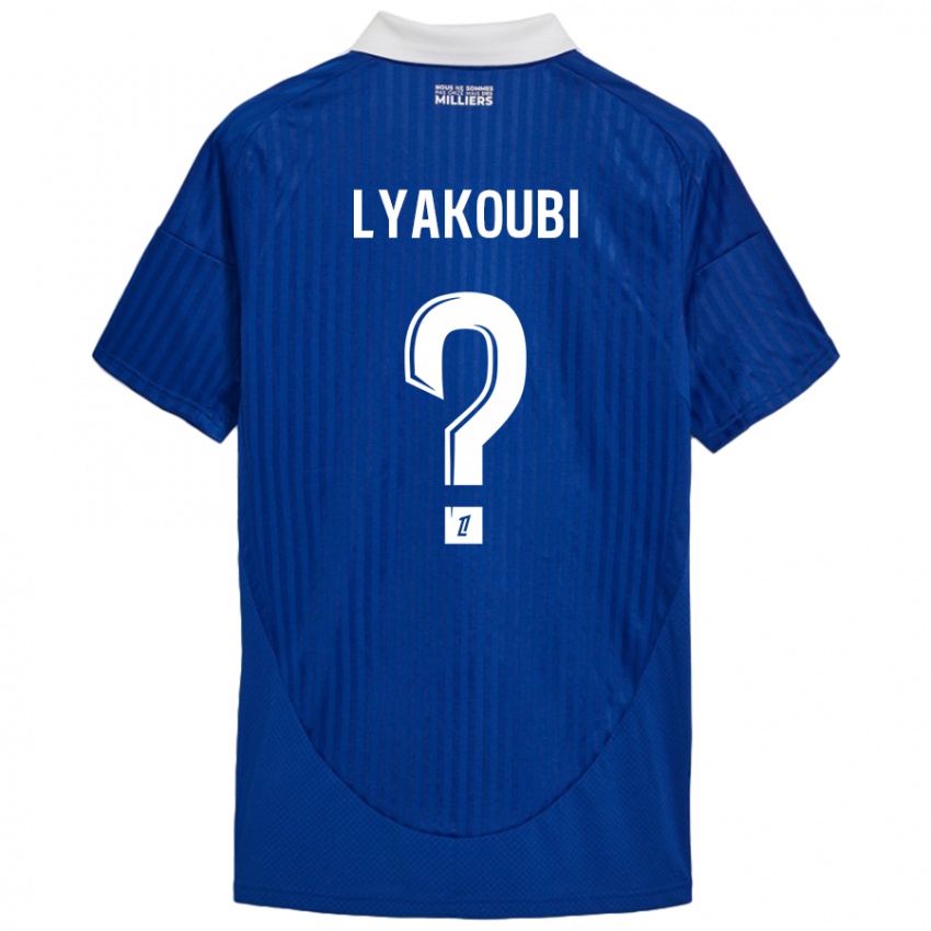 Kinderen Oussama Lyakoubi #0 Blauw Wit Thuisshirt Thuistenue 2024/25 T-Shirt