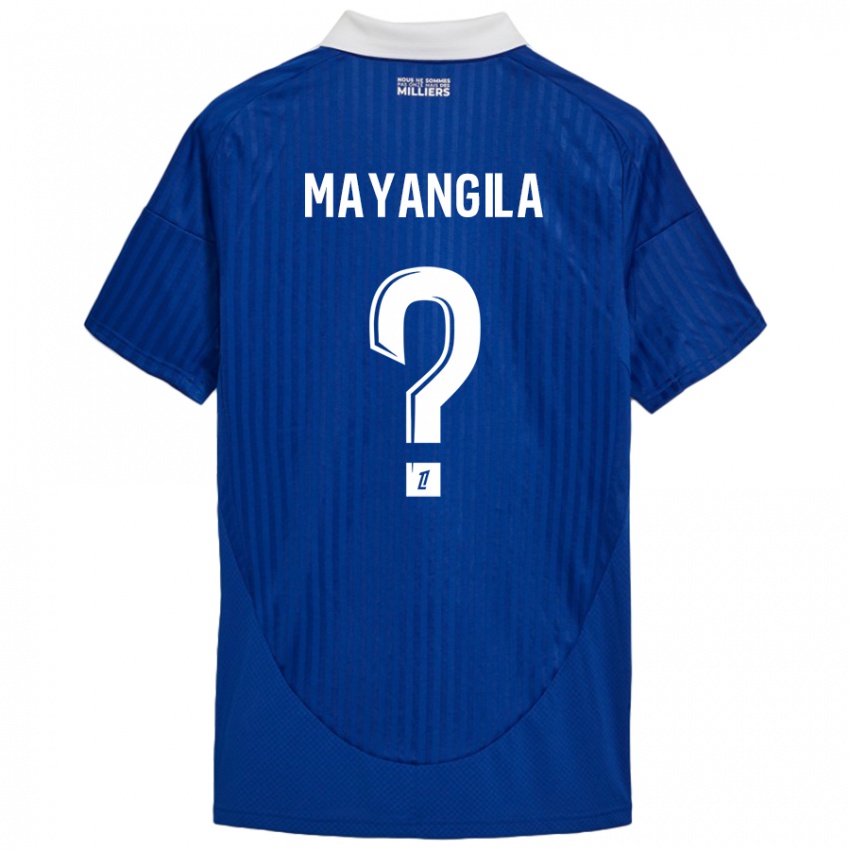 Kinderen Ryan Tutu Mayangila #0 Blauw Wit Thuisshirt Thuistenue 2024/25 T-Shirt