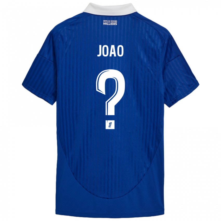 Kinderen Tchoula Joâo #0 Blauw Wit Thuisshirt Thuistenue 2024/25 T-Shirt