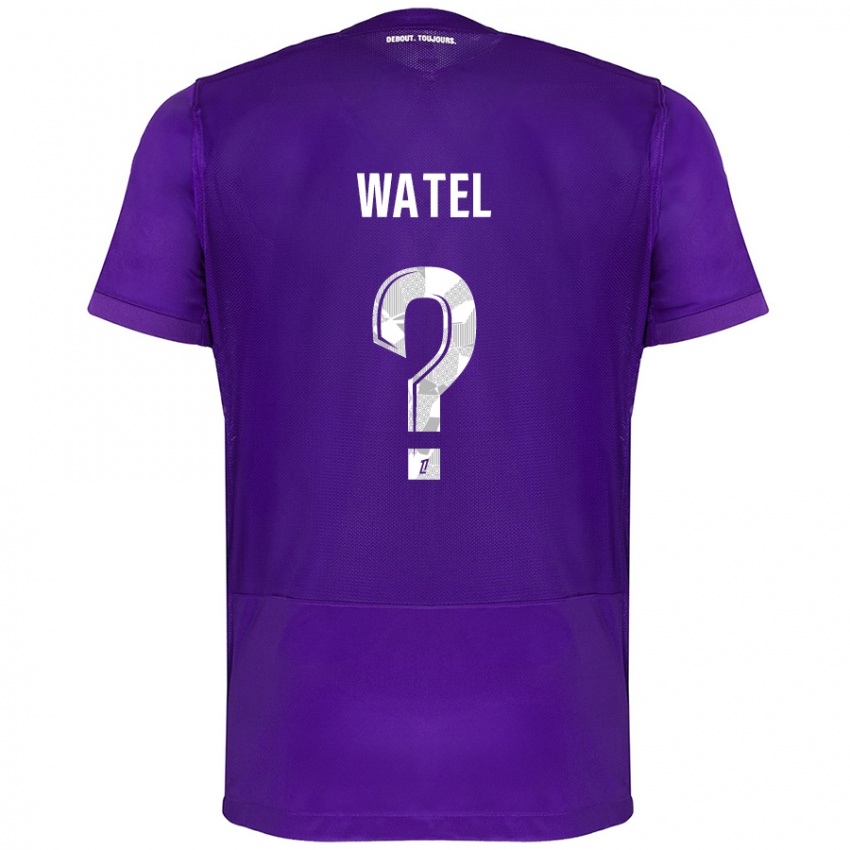 Kinderen Kylian Watel #0 Paars Wit Thuisshirt Thuistenue 2024/25 T-Shirt