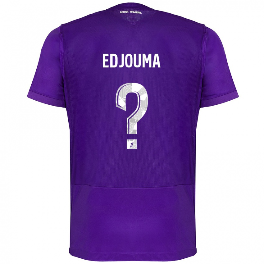 Kinderen Noah Edjouma #0 Paars Wit Thuisshirt Thuistenue 2024/25 T-Shirt