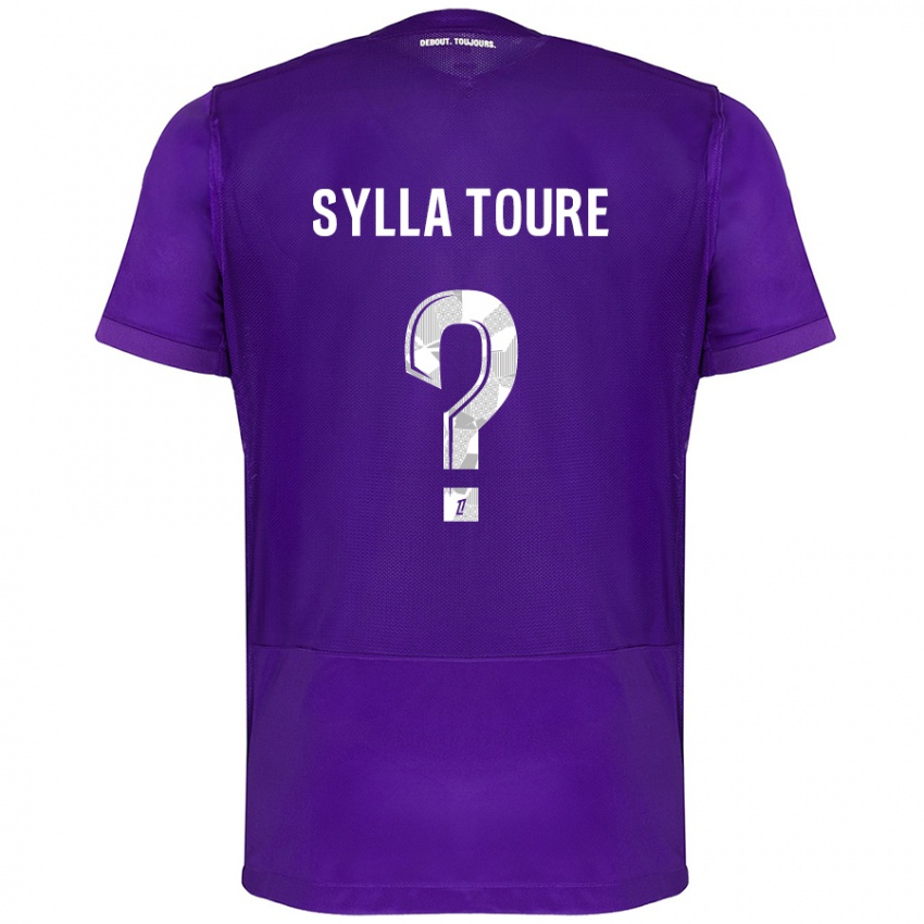 Kinderen Ismael Sylla Touré #0 Paars Wit Thuisshirt Thuistenue 2024/25 T-Shirt